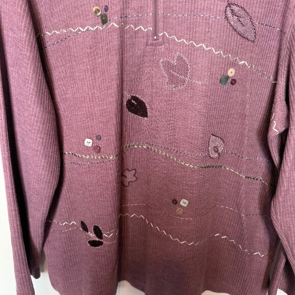 Koret 3 Quarter Zip Top Size X-large - Picture 2 of 6